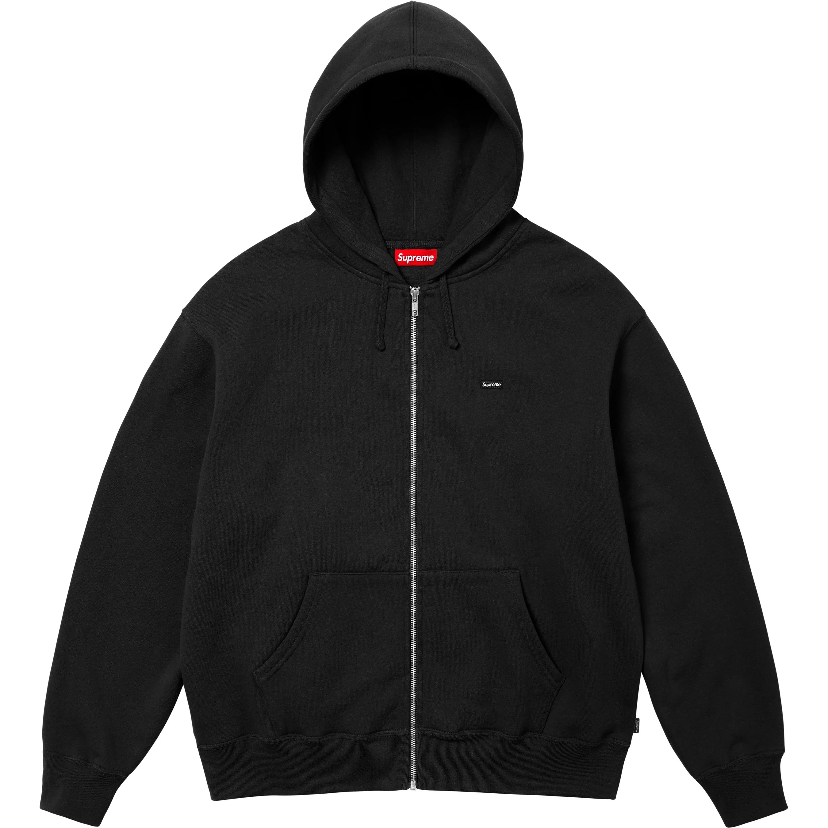 Small Box Zip Up Hooded Sweatshirt view 5